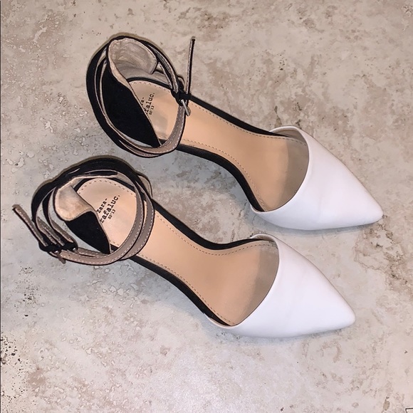 ZARA | black with white heels - Picture 2 of 5